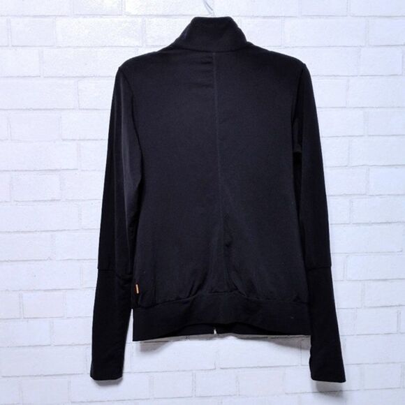 LUCY Black Running Zip Front Jacket Med - Picture 7 of 8